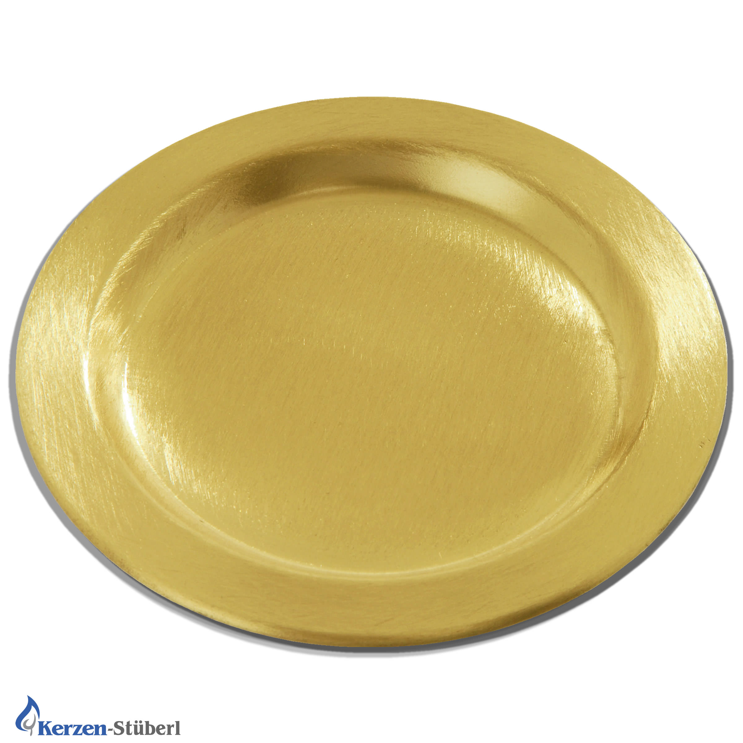 Metall-Kerzenteller Kerzenhalter Gold