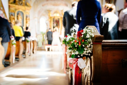 Kirchliche Hochzeit-Trauung-Vermählung