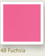 Verzierwachsplatte Fuchsia Test