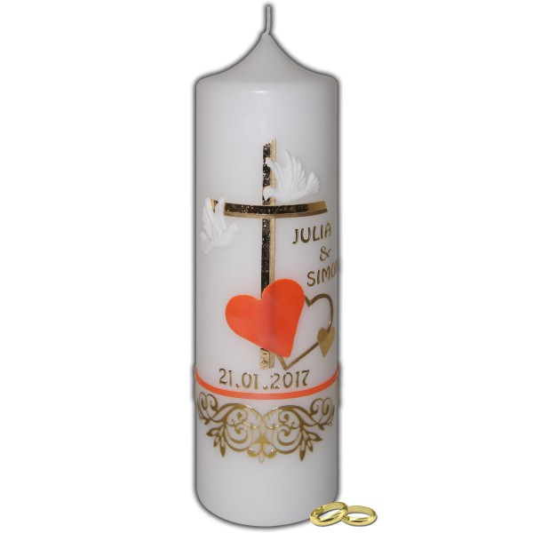 Hochzeitskerze-Brautkerze-Traukerze
