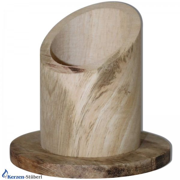 Kerzenständer-Kerzenhalter Holz 5 cm Test