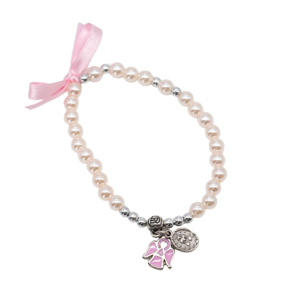 Kinder Perlen Armbändchen - Engel Rosa - Mädchen Test