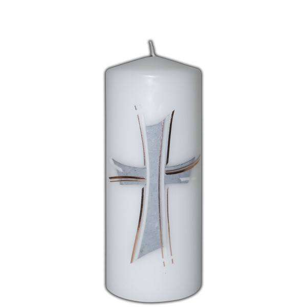 Gedenkkerze-Trauerkerze-Kreuz
