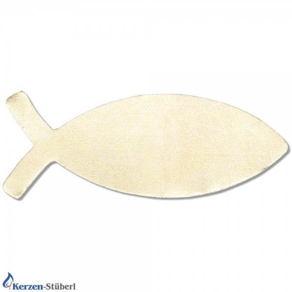 Fisch zum Kerzen verzieren in Gold - 30 mm / Gr. L | Bastelzubehör Test