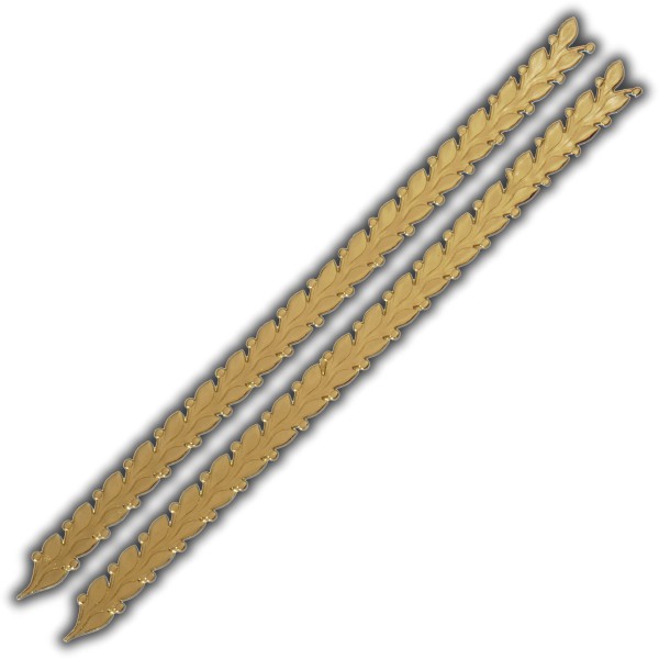 Verzierwachsstreifen "Blätterranke" Gold