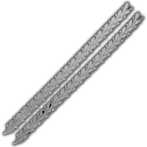 Verzierwachsstreifen "Blätterranke" Silber Test