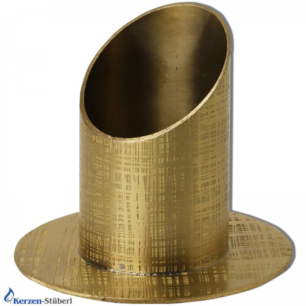 Kerzenständer für 5 cm Taufkerzen-Kommunionkerzen | Gold Test
