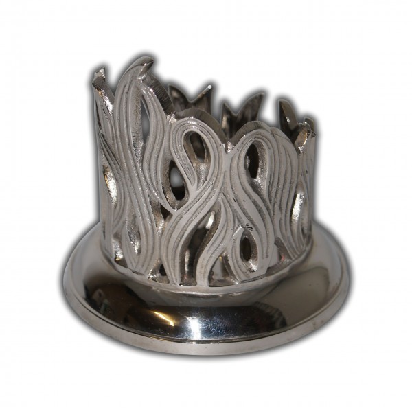 Metall-Kerzenhalter Silber