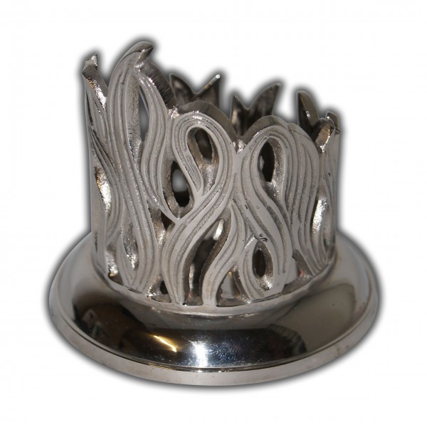 Metall-Kerzenhalter Silber