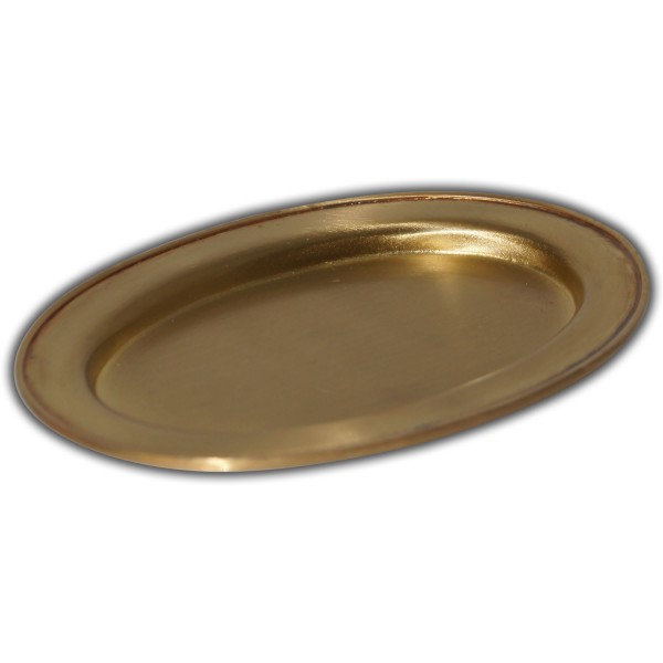 Kerzenteller-Oval-Gold Test