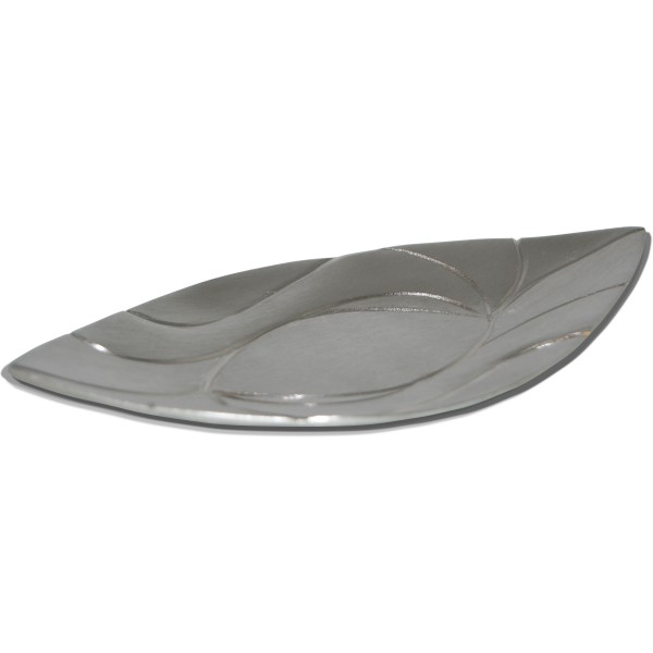 Kerzenteller Silber für ovale Kerzen