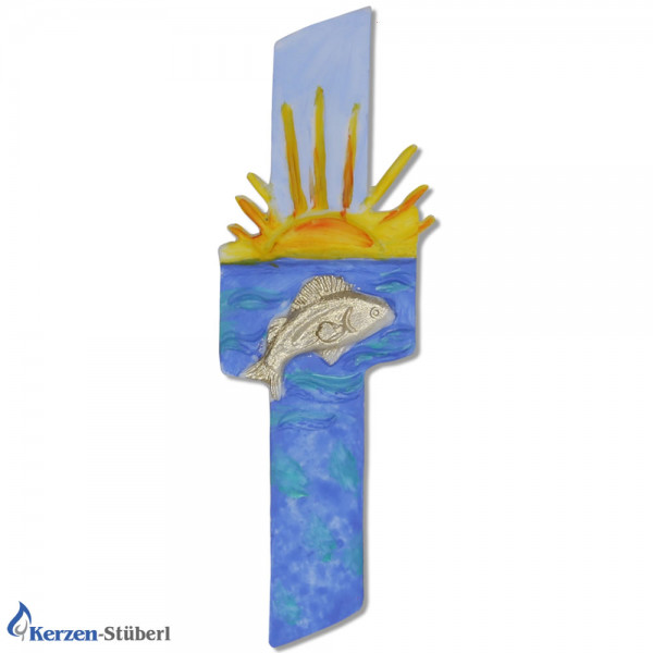 Kreuz-Wachsornament Test