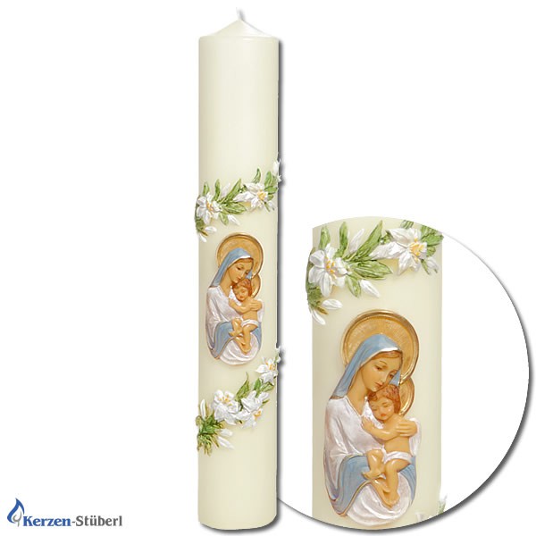 Marienkerzen - Maria mit Jesukind Test