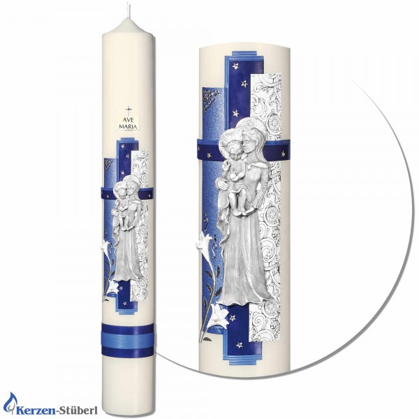 Moderne Marienkerze-Ave Maria Test