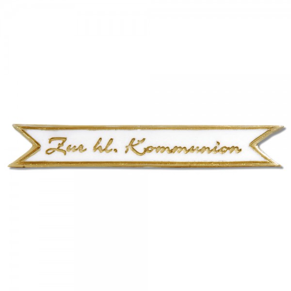 Schriftzug Zur heiligen Kommunion Test