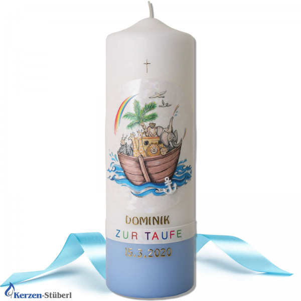 Taufkerze Arche Noah