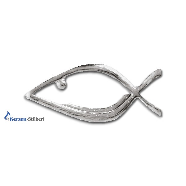 "Verzierornamente" Fisch Modern in Silber Test