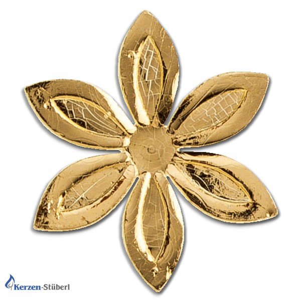 Verzierwachs Ornamente Gold Blumen