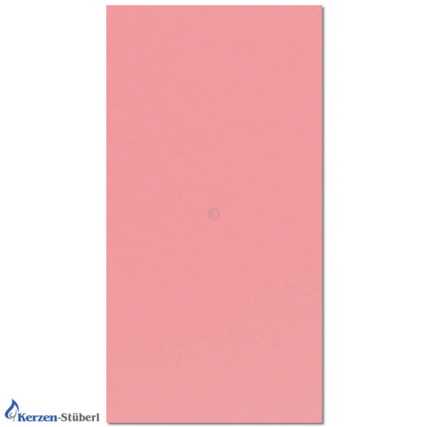 Verzierwachsplatte-Rosa Test