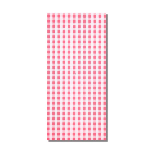 Kerzen Verzierwachsplatte Karo Rosa-Weiß Test