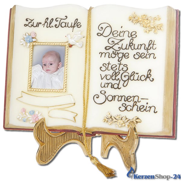 Wachsbuch "Zur heiligen Taufe"