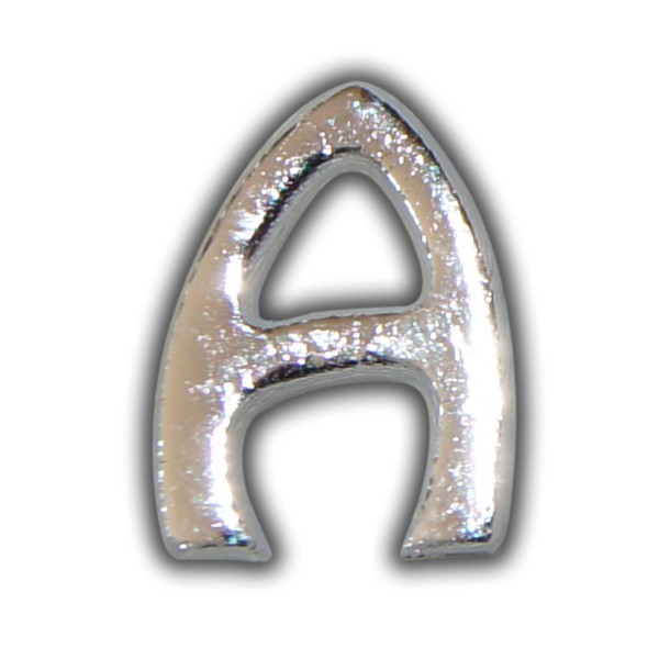 Wachsbuchstabe "A" Silber Test