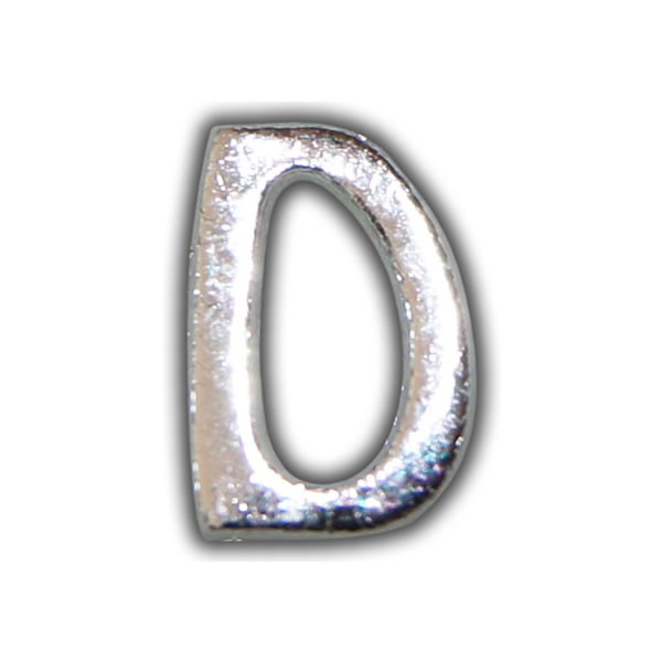 Wachsbuchstabe "C" Silber-Moderne Schriftart Test