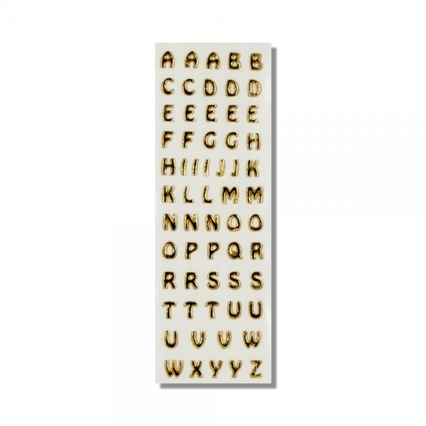 Wachsbuchstaben-Gold Test