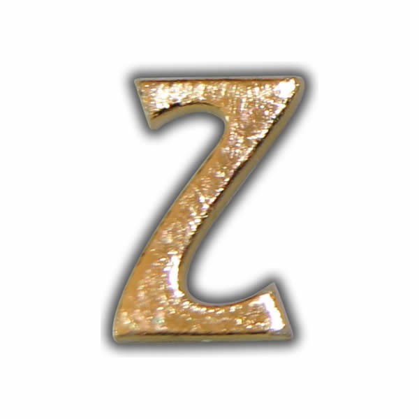 Wachsbuchstabe "Z" Gold zum Kerzen beschriften Test