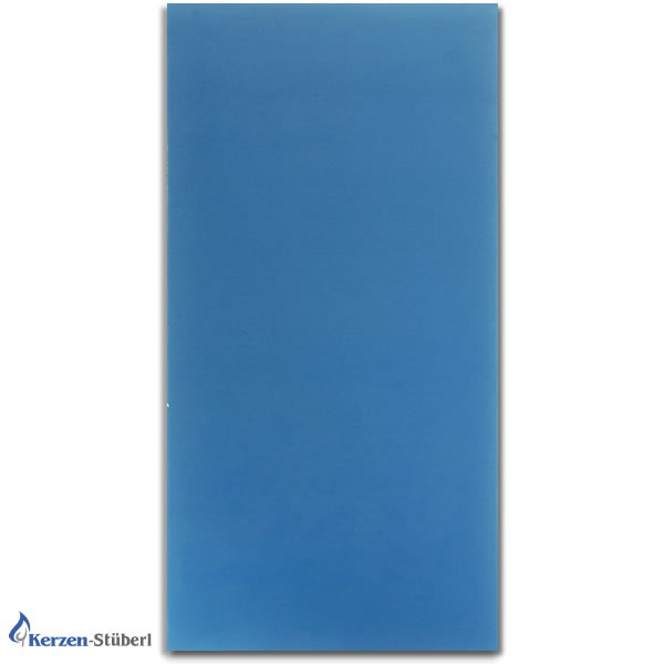 Wachsplatte Azurblau