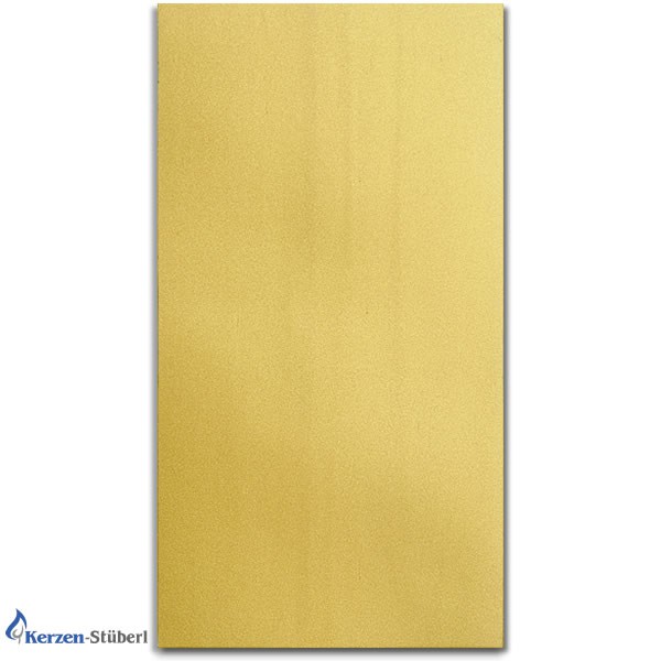 Wachsplatten Gold Matt zum Kerzen basteln