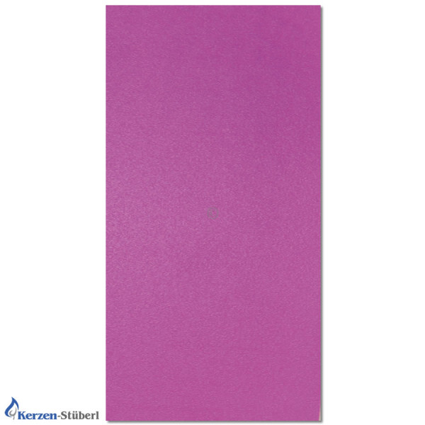 Violette Wachsplatten zum Kerzen verzieren Test