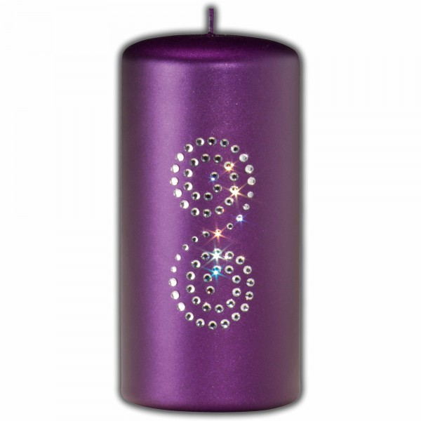Weihnachtsdeko-Weihnachtskerze-Swarovski